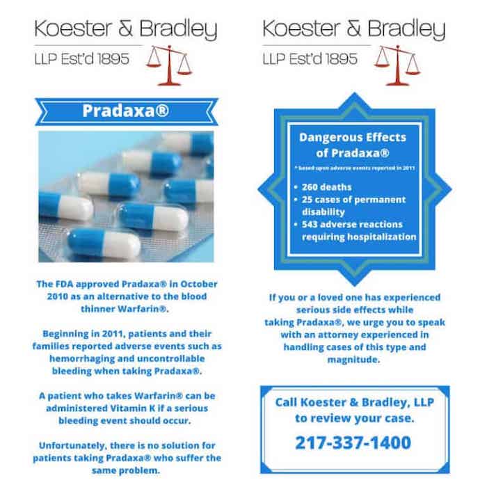 Pradaxa Infographic